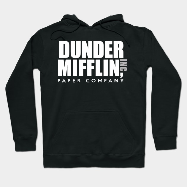 Dunder Mifflin Inc Paper Company Office Logo Hoodie by tvshirts